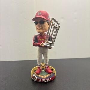 Tony LaRussa 2006 World Series Trophy Bobblehead St. Louis Cardinals FOCO Box